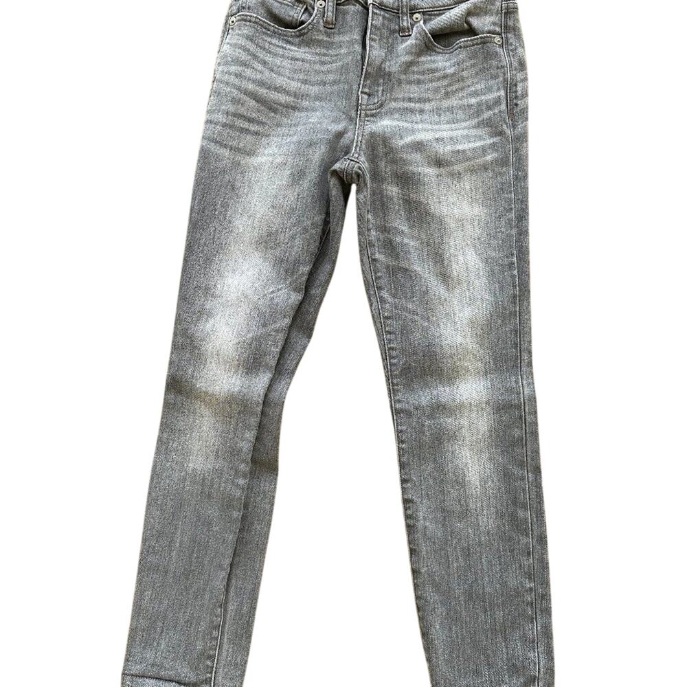 Madewell 9" High Riser Skinny Skinny Grey Wash Jeans